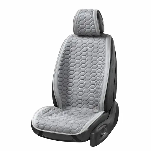 Комплект премиум накидок для сидений BELTEX Monte Carlo, grey(BX81200) - фото 1
