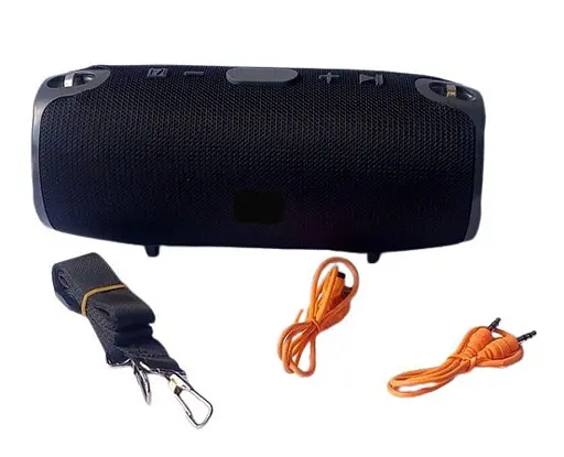 Портативная колонка Xterem2 Bluetooth переносной динамик Блютуз Большая 28 см IPX5 Черная - фото 8