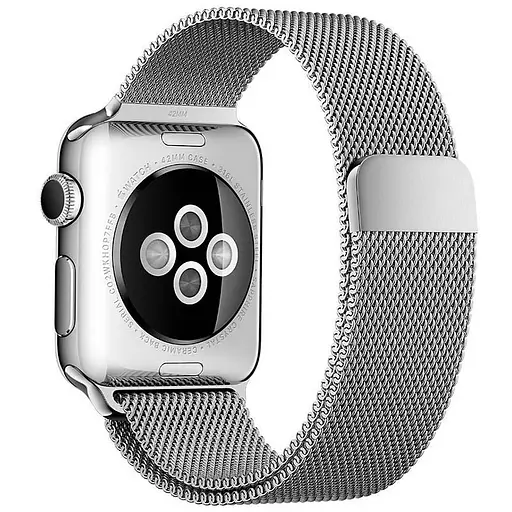 Ремінець Milanese Loop Design для Apple Watch 42(ser.1-3)/44/45/46/49mm Срібний - фото 2