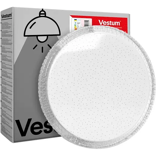 Потолочный светильник Vestum Crystal звездное небо 40W 490х65 мм 4000К