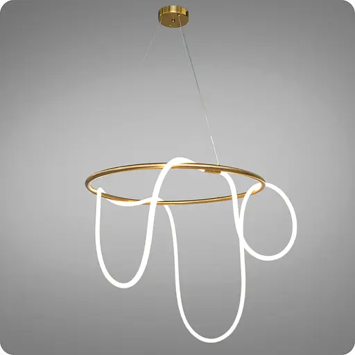 Люстра підвісна 517 Dlight 32Вт Золото (02089) - фото 1