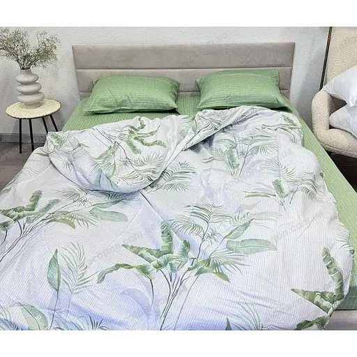 Підковдра Ecotton сатин 150х215 см білий з принтом (25351)