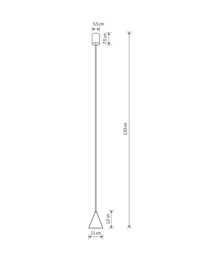Підвісний світильник, люстра Nowodvorski 11455 Zenith XS GU10 1x10W IP20 Світло-сірий - фото 7