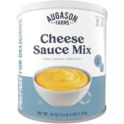 Сирна заправка (сирна намазка на хліб) сублімована Augason Farms з великим терміном придатності 10 років 43 порції