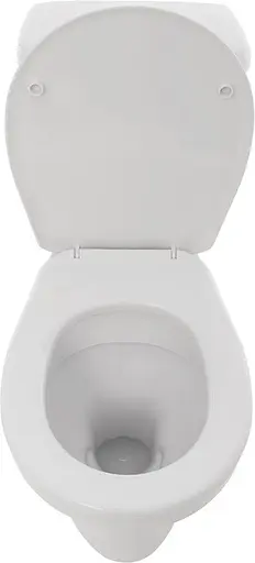 Унитаз-компакт Cersanit Kadda горизонтальный слив боковой подвод с сиденьнм полипропилен K33-005, Белый - фото 3