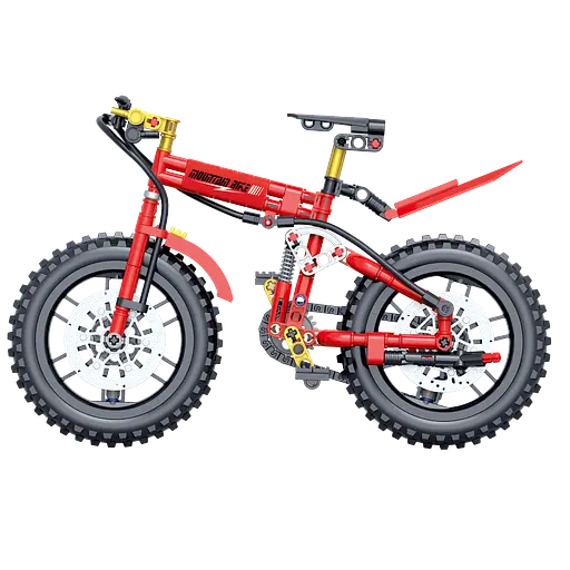 Конструктор велосипед ZHEGAO MOUNTAIN BIKE  гірський 235 деталей - фото 2