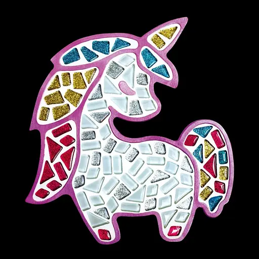 Дитячий набір для творчості кришталева мозаїка Єдиноріг Mosaaro МА7004 - фото 2