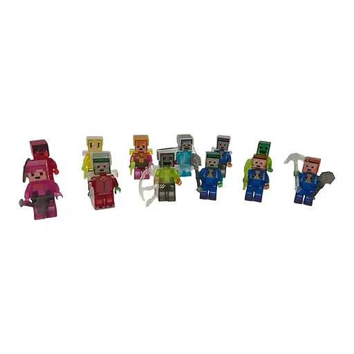 Набор игровых фигурок персонажи My World 12 шт. с оружием (44002) - фото 6