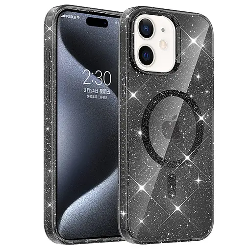 Чохол Epik TPU Eclipse Sparkle MagFit для Apple iPhone 11, 6.1 Black