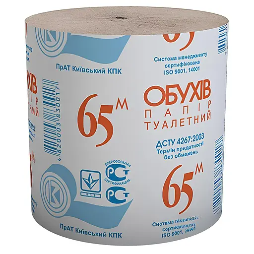 Туалетний папір Обухів (24294)