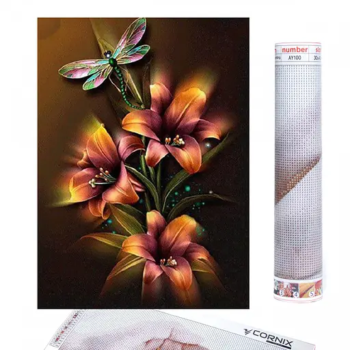 Набір алмазної мозаїки (вишивки) Cornix Art 40 x 30 см AY13 - фото 1