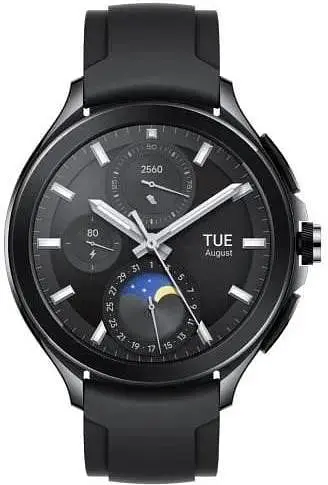 Смарт-часы Xiaomi Watch 2 Pro Bluetooth Black Case with Black Fluororubber Strap BHR7211GL - фото 5