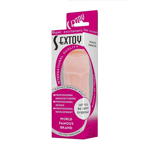 Фалоімітатор Super Excitement Sextoy Fresh 16.3 см тілесний - фото 8