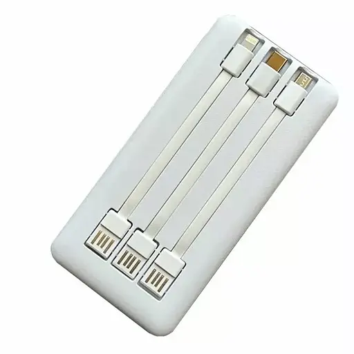 Універсальна мобільна батарея XO PR163 20000mAh (Білий) - фото 5