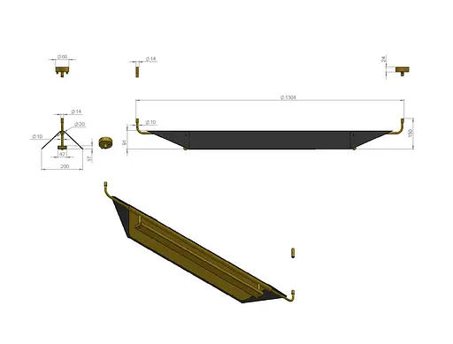 Підвіс LA, PikArt арт. 26274 130 см - фото 2
