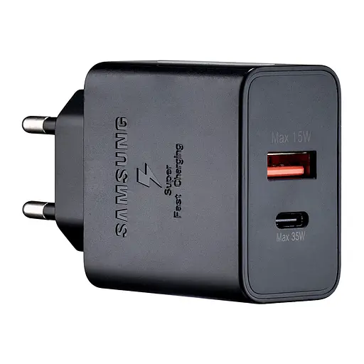 Мережевий зарядний пристрій Samsung S22 35W High c0py Чорний - фото 1