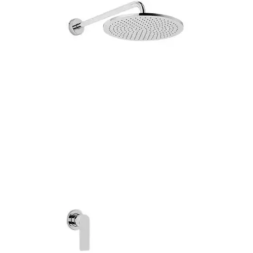 Душевая система Kohlman Proxima 40 chrome + BOX скрытого монтажа QW220PR40, Хром - фото 1