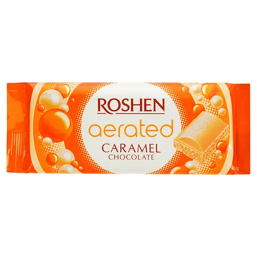 Шоколад Roshen белый пористый карамельный 80 г (797116)