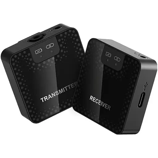 Мікрофон XIAOKOA BKB-10-2-контактний бездротовий, 2,4G, 0,14 дюйма 3,5 мм, зовнішній мікрофон для смартфона