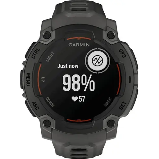 Смарт-часы Garmin Instinct E 45mm Black with Charcoal Band 010-02933-00 - фото 3