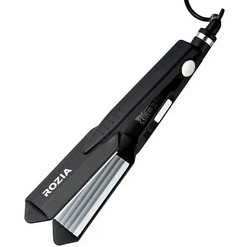 Професійна плойка гофре для кореневого об'єму волосся Rozia HR 746 велике гофре кераміка 30 Вт - фото 1