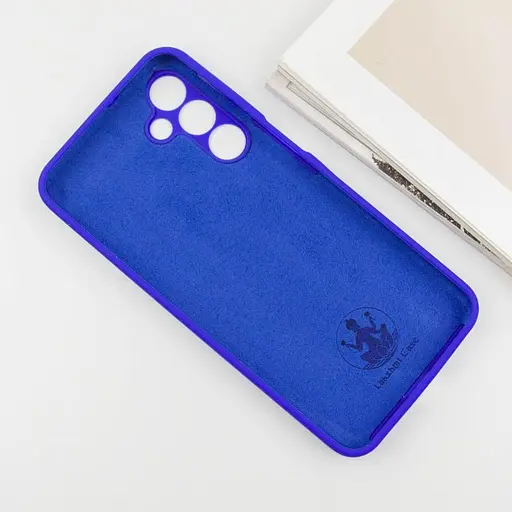 Чехол Lakshmi Silicone Cover Full Camera (AA) для Samsung Galaxy A16 4G/5G Синий / Iris - фото 4