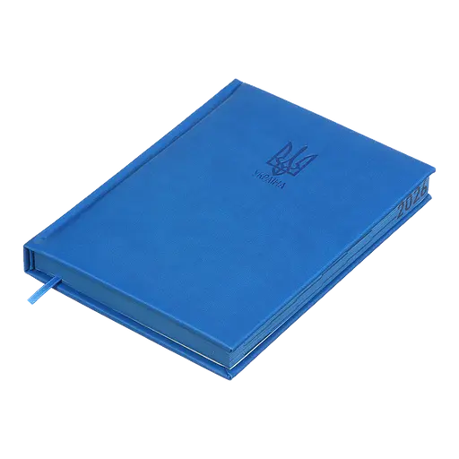 Щоденник датований Buromax Heraldry 2026 A5 штучна шкіра/поролон світло-синій (BM.21128-02) - фото 3