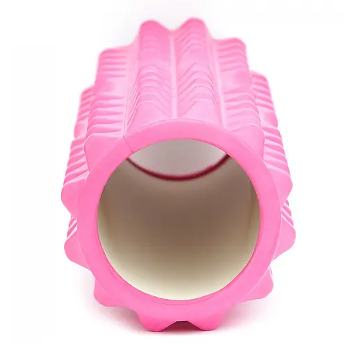 Масажний ролик Cornix EVA 33 x 14 см (валик, ролер) XR-0327 Pink - фото 5