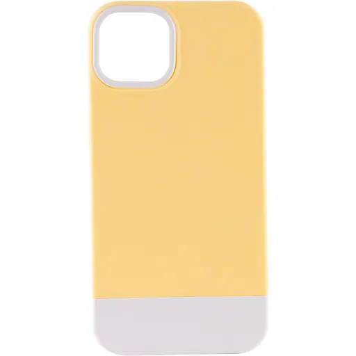 Чохол Epik TPU+PC Bichromatic для Apple iPhone 11 Pro Max 6.5 Creamy-yellow/White