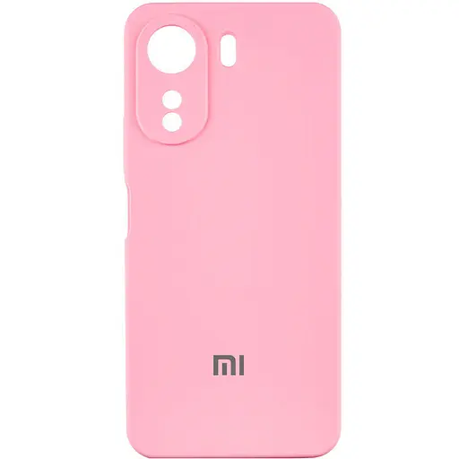 Чехол Lakshmi Silicone Cover Full Camera AAA with Logo для Xiaomi Redmi 13Coco C65 Розовый/Light pink