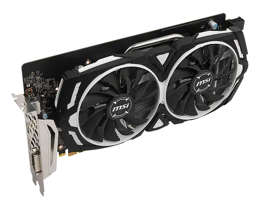 Відеокарта GeForce GTX 1060 6GB MSI Armor (GTX 1060 ARMOR 6G) Б/В - фото 2