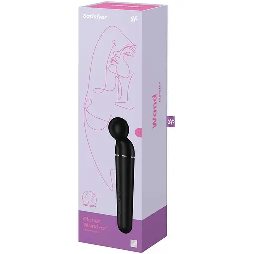 Вибромассажер Satisfyer Planet Wand-er Black/RoseGold - фото 6