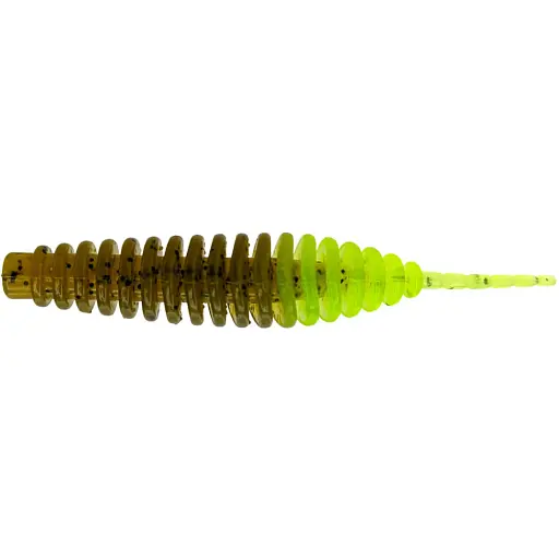 Силикон FishUP Tanta 2" #246 Green Pumpkin/Chartreuse (9 шт/уп)