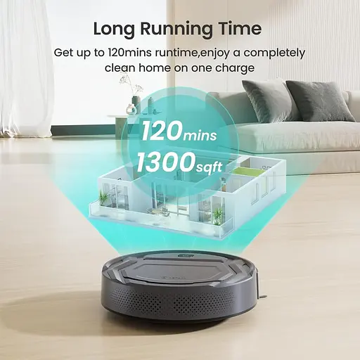 Робот-пилосос Lefant M210 Pro Robot Vacuum Cleaner 2200Pa Suction 120 - фото 5