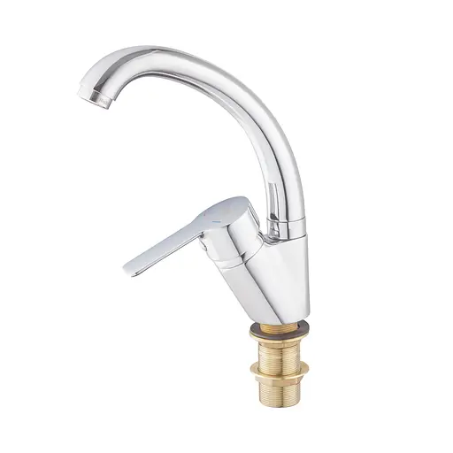 Змішувач для умивальника Haiba Marco 001 Turn HB4010 Хром - фото 4