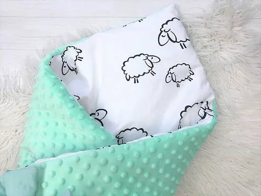 Дитячий плед конверт Moontime 100x80 см "Овечки" - фото 3