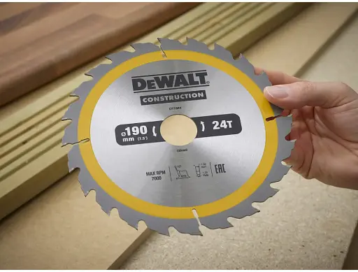 Диск пильный DeWalt Construction 190 х 30 мм 24 зуба (DT1944) - фото 4