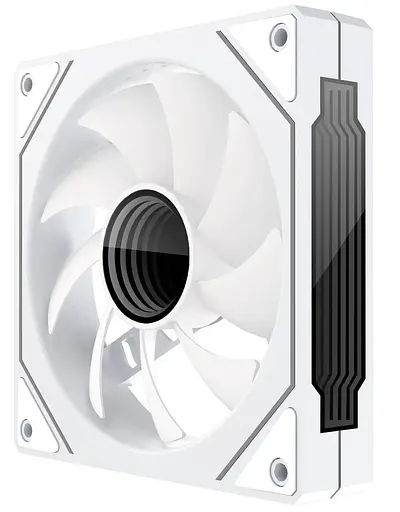 Вентилятор Coolmoon 120мм CM-5PRO-W-F Forward (CM-5PRO-W-F) White - фото 4