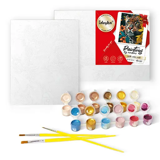 Картина за номерами "Таємниці розквіту" Ideyka KHO8510 40х50 см, з фарбами металік - фото 2