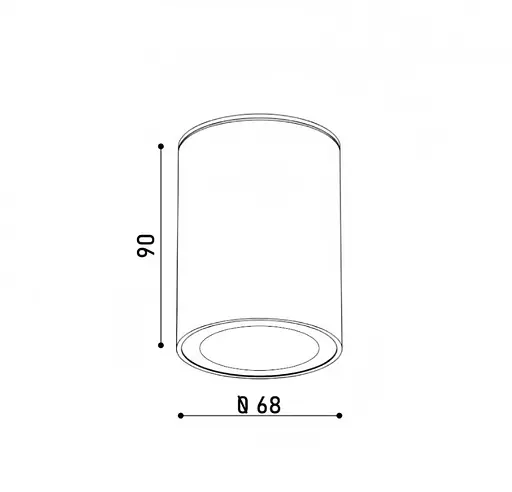 Світильник точковий KLOODI KD-REIN70 IP65 BK - фото 2