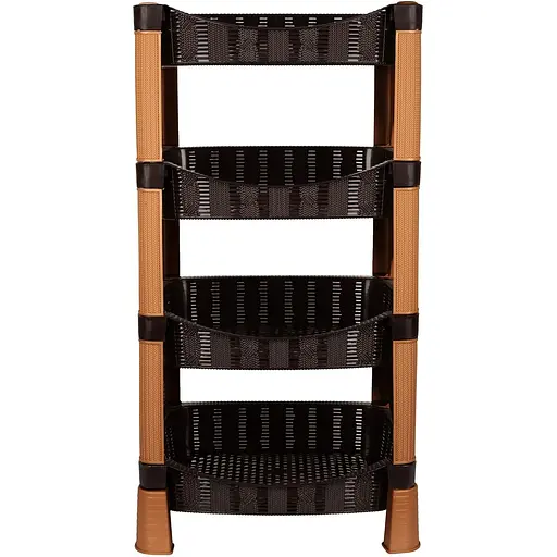 Этажерка Violet House 0886 Вязание Brown 4-х ярусная 77.5x30.5x45 см (0886 Вязание BROWN 4-х ярусная)