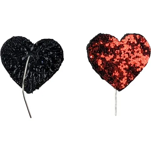 Сережки Сердечки Shine - фото 1