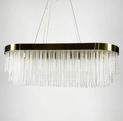 Видовжена розкішна дизайнерська люстра | Арт. M 221 L | Line F - фото 8