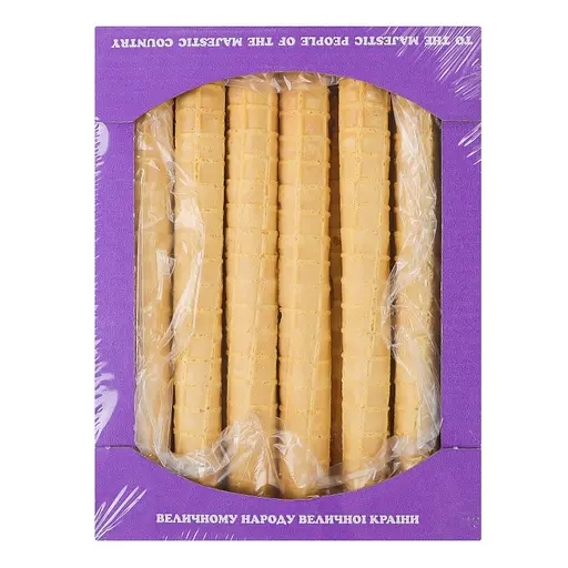 Трубочки вафельні Добробут Cannoli зі смаком Raffaello 600 г