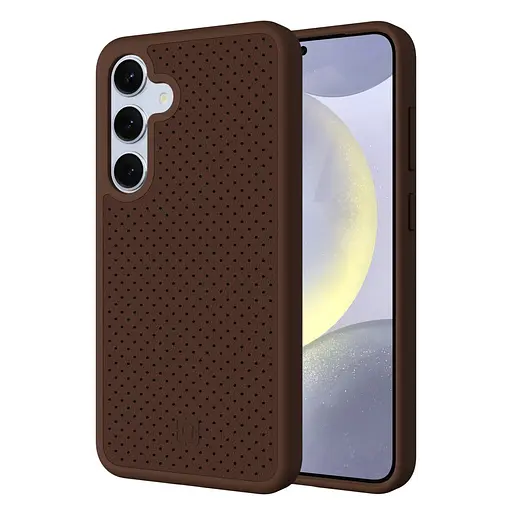 Протиударний оригінальний шкіряний чохол для Samsung Galaxy S24 Incipio Protective Leather Case Brown