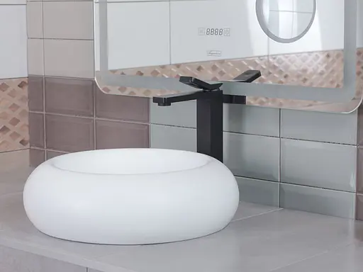 Змішувач для умивальника ASIGNATURA Unique чорний 85521602 - фото 2