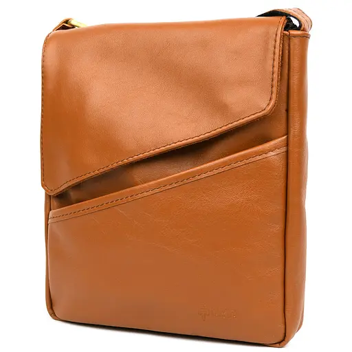 Чоловіча шкіряна сумка через плече TARWA 22х25.5х4 см sum0028174 - фото 1