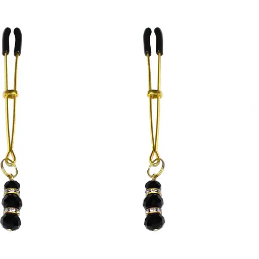 Тонкі затискачі для сосків з підвіскою Feral Feelings - Thin nipple clamps