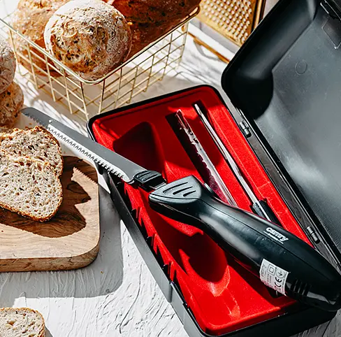 Електричний ніж Camry CR 4513 з лезами з нержавіючої сталі - фото 8