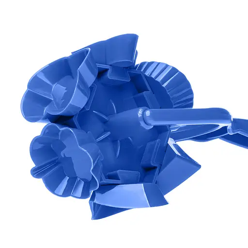 Валик ніж-формочки для вирізання печива 25 см Синій 84880 - фото 6